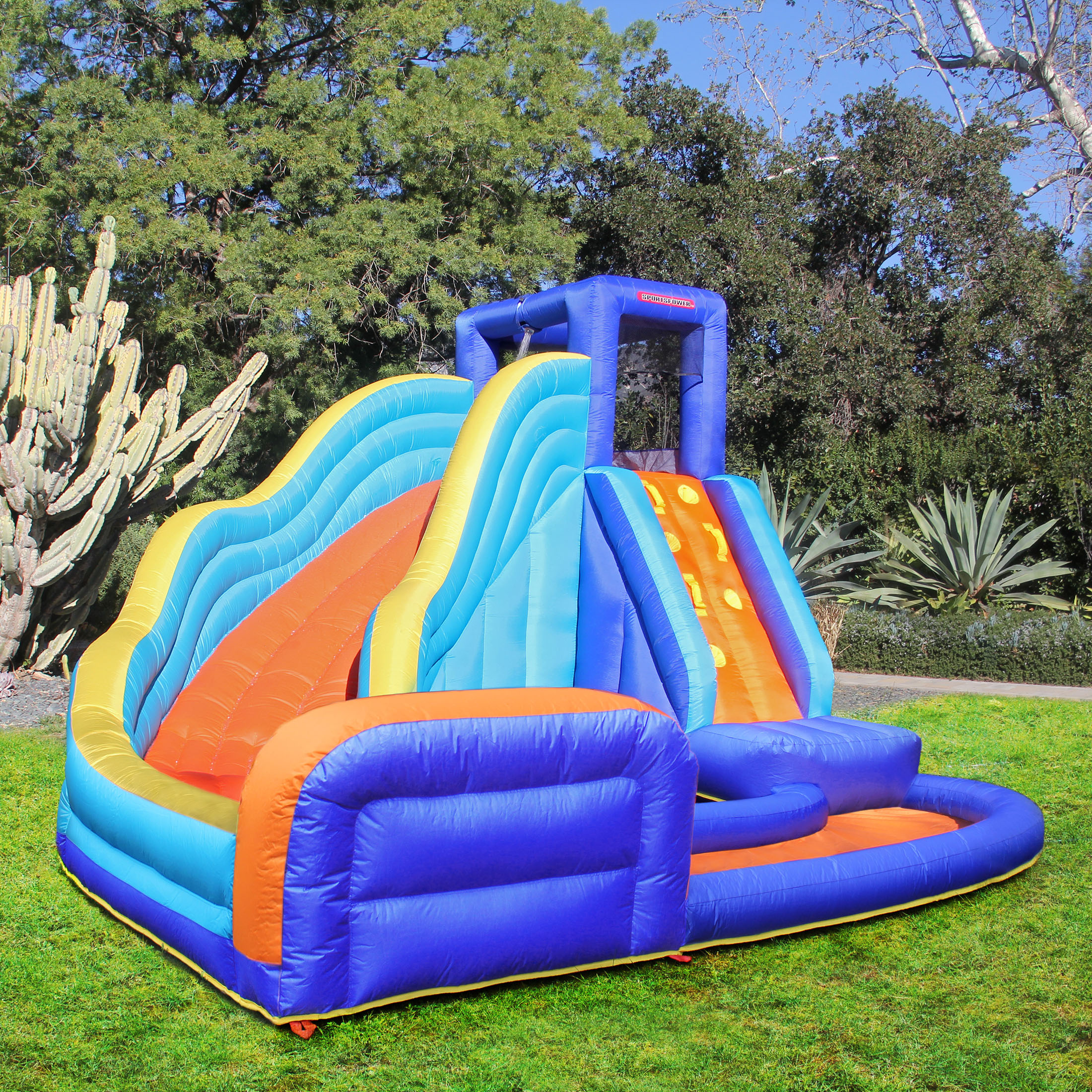 Sportspower Outdoor Big Wave Inflatable Water Slide - Walmart.com