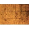 thumbnail image 1 of Ahgly Company Machine Washable Indoor Rectangle Oriental Orange Industrial Area Rugs, 2' x 4', 1 of 4