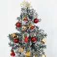 thumbnail image 4 of Christmas Tree Decorations Golden White Red Metal Bell Gingerbread Man Jewelry Set Christmas Home Decorations Party Supplies, 4 of 5