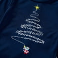 thumbnail image 5 of GRNSHTS Baby Boys Girls Matching Christmas Clothes Print Top T-Shirt and Red Plaid Pants Winter Outfits (Navy blue,5-6T), 5 of 14