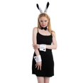 thumbnail image 6 of Joyfy Bunny Costumes Accessories Bunny Halloween Costume Women, Black Bunny Ears Tail, Halloween Party Cosplay Costume, Bunny Ears Headband, 6 of 7