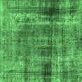 thumbnail image 1 of Ahgly Company Indoor Square Abstract Emerald Green Modern Area Rugs, 4' Square, 1 of 4