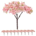 thumbnail image 4 of AURARMLET 10 Pcs Modèle d'Arbre Miniature Rose Plastique Décoratif pour Succulentes Bac à Sable Modèles Utilisateurs de Décorations Miniatures, 4 of 6