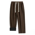 thumbnail image 2 of Kureaily Autumn And Winter Corduroy Men's Fashion Solid Color Fine Strap Loose Straight Leg Wide Leg Casual Pants, 2 of 9