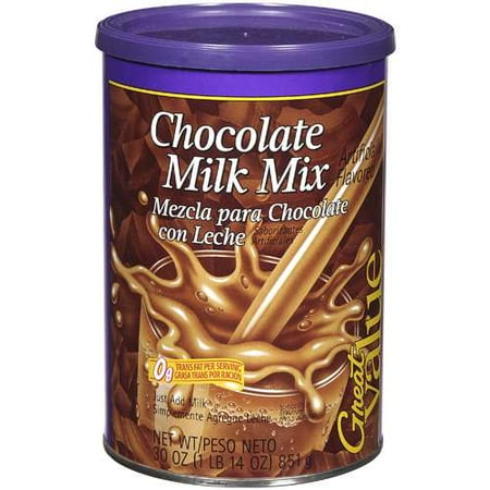 Great Value: Mix Chocolate Milk Artificially Flavored Shelf Stable, 30 oz