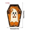 thumbnail image 2 of Halloween Decor 6 X 4.5 X 1 Inch Vintage Spooky Owl Coffin Sign Tabletop Decor for Home Party Desk 1 Pack, 2 of 5