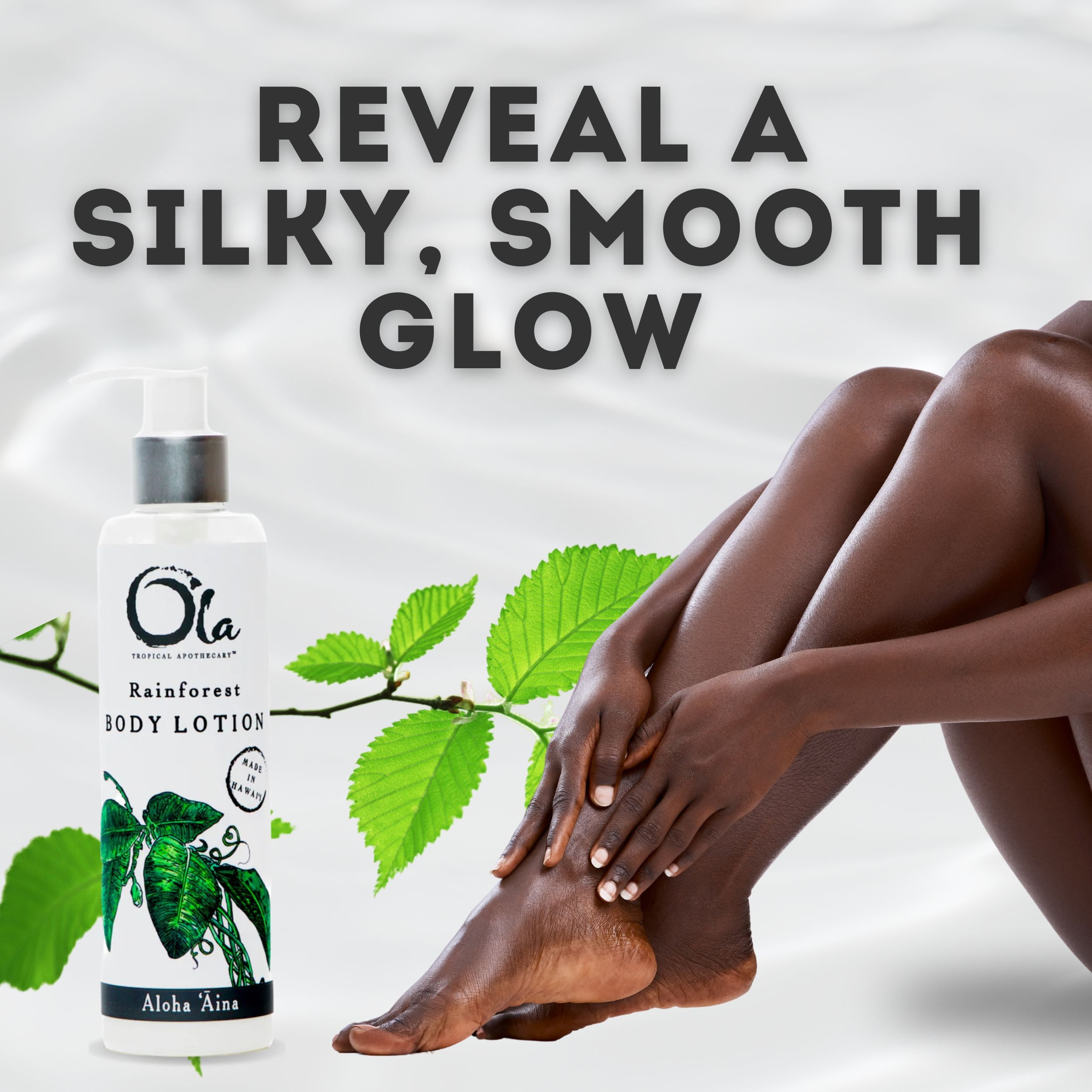 Ola Tropical Apothecary Rainforest Body Lotion with Pure Tropical Oils and Plant Extracts - 8.45 Fl Oz