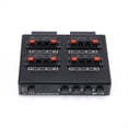 thumbnail image 4 of SP-24 Mini 2-IN-4-OUT Stereo Audio Amplifier Switcher Box Speaker Splitter,1 x Speaker Box,Black&red, 4 of 7