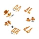 thumbnail image 3 of 1:20 RC Cars Repuestos de metal Brazo oscilante superior trasero Camiones RC Reemplaza para oro, 3 of 9