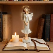 Guarder Angel Figurines Resin Angel Statues Table Decoration Ornament Collectible Figurines for Office Home Decors