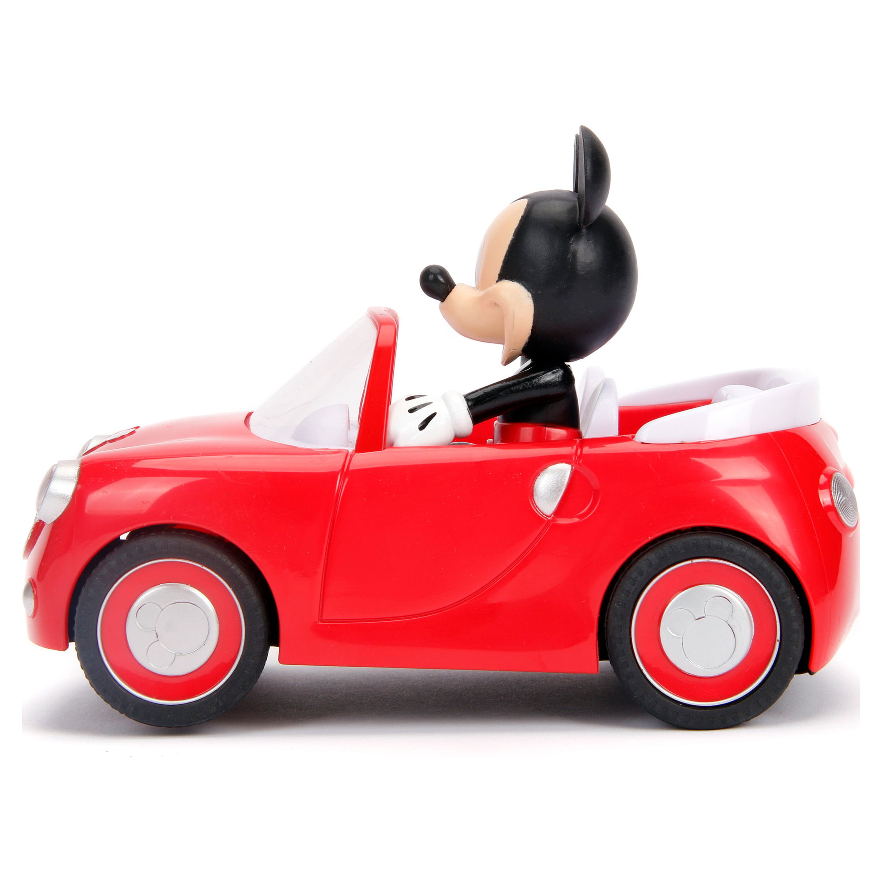 Jada Toys Classic Roadster Mickey Mouse Battery-Powered RC Car(Red) - image 4 of 6