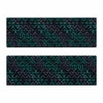 thumbnail image 2 of Grunge Bench Cushion Set of 2, Hand Drawn Space and Cosmos Themed Arrow and Triangle Pattern Vintage Aztec Motifs, Standard Size Foam Pad and Decorative Cover, Multicolor, by Ambesonne, 2 of 4