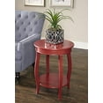 thumbnail image 3 of Powell Furniture Powell Étagère Ronde Table Rouge, 3 of 5