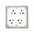 thumbnail image 1 of Toma eléctrica Leviton Industrial 20A 125V 4 en 1 blanca, 1 of 3