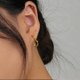 thumbnail image 3 of Pendientes aros plata 925 para mujer pendientes pequeños huggie pendientes hipoalergénicos, 3 of 4