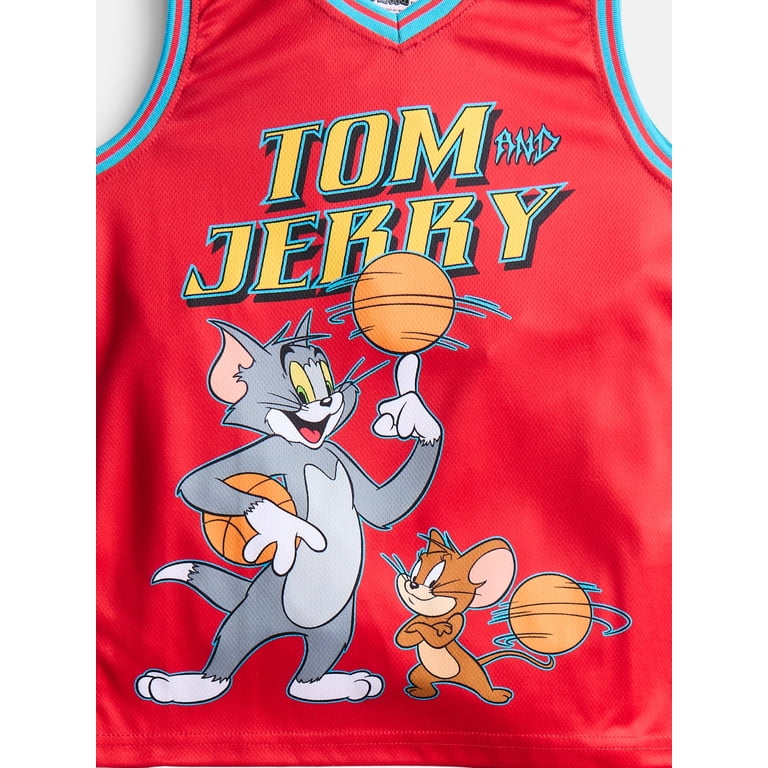Warner Bros. Tom & Jerry Boys Basketball Jersey and Shorts Set photo 2