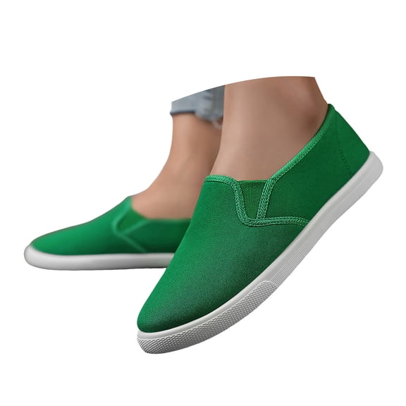 YLYL Men's Women's Shoes Low Top Classic Fashion Causal Comfortable Slip on Walking Dress Shoes