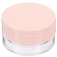 thumbnail image 4 of Portable Makeup Case with Mirror for Storing Loose Powder Pink ABS Material Double Layer Design, 4 of 8