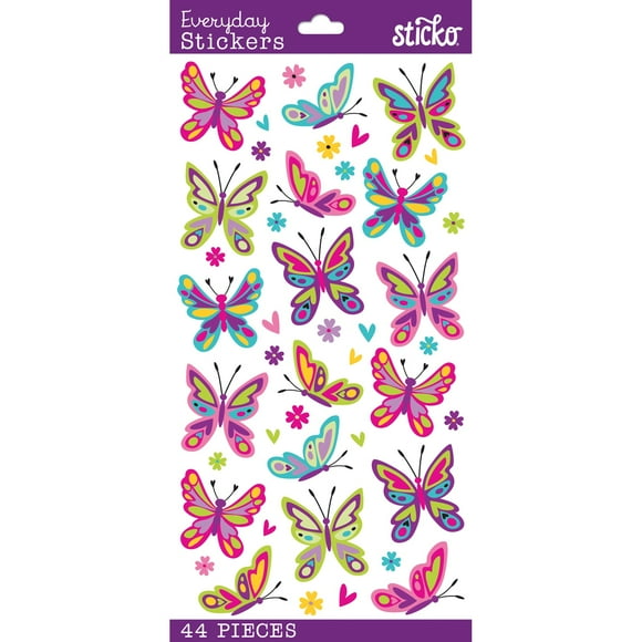 Sticko Themed Stickers-Spicier Butterflies E5238327