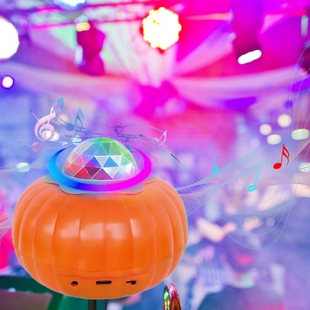 

Water Ripple Pumpkin Projection Lamp Lovely Bedroom Decoration Ornaments Sound Control Lamp Star Night Light，Gift for Family Home Summer Flash Deals