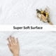 thumbnail image 4 of Alfombra Merelax 61x122 cm de Peluche Suave Antideslizante Blanca, 4 of 7