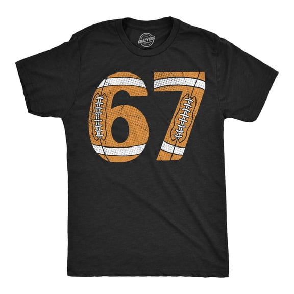 Mens Funny T Shirts 6 7 Football Sarcastic Viral Meme Tee For Men Graphic Tees