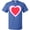 Royal Blue, variant on Inktastic Valentine Red Heart with Dots T-Shirt