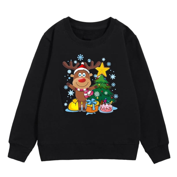 VJATTWR Hoodies for Teen Girls Christmas Children Kids Long Sleeve
