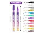 thumbnail image 6 of 12 Colors  Art Pens Set, 2026  Quick Dry  Art Markers for Gel Nails,   Polish Pens for Drawing, Painting & Dotting, DIY  Art Pen Set for Manicure Design Tools (1 Set), 6 of 7