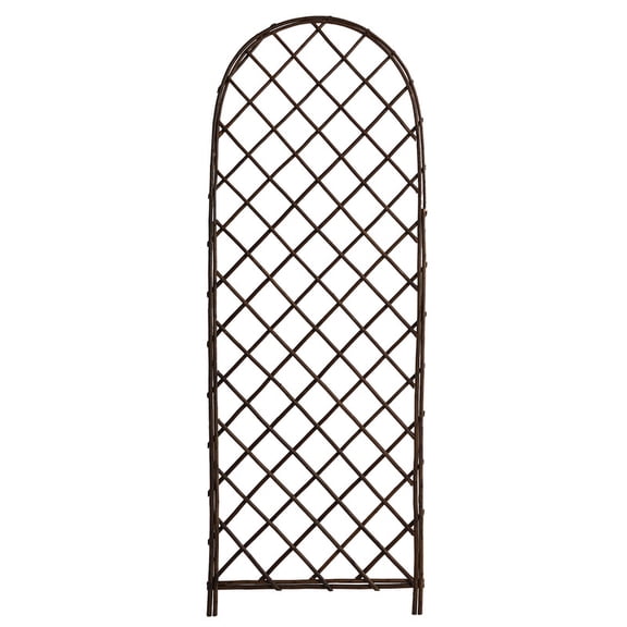 48"H x 18"W Willow Arc Top Trellis for Garden