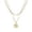 GoldJ, variant on Product Class Necklaces Pendants Gold Initial Necklace Set for Women with Alphabet Charms 26 Letter Pendant Jewelry for and Adults 2PCS,16/20/0.6 inch,GoldM