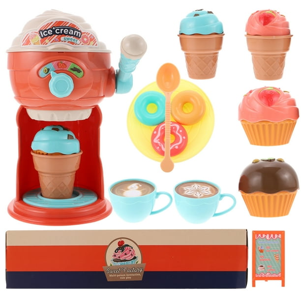 NUOLUX 1 Set of Children's Playing House Ice Cream Machine Mini Ice Cream Machine Toy
