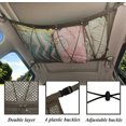 thumbnail image 3 of Car Storage Net Interior Hanging Storage Bag Car Organizer with Drawstring, Car Holder, 3 of 5