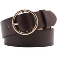 thumbnail image 1 of LinYooLi Ceinture Ronde en Faux Cuir pour Femmes, Robe Chic en Jean, Ceintures pour Dames, 1 of 4