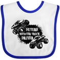 thumbnail image 3 of Inktastic Future Monster Truck Driver Boys or Girls Baby Bib, 3 of 4