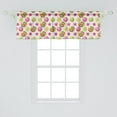 thumbnail image 2 of Ambesonne Dessert Window Valance, Yummy Candy Lollipop, 54" X 18", Multicolor, 2 of 3