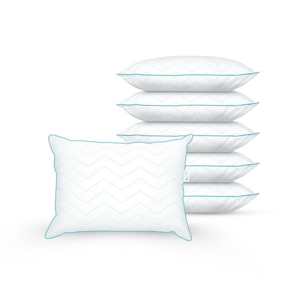 Almohadas Sognare Fussion Estandar con RELLENO firme 6 pack