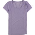 thumbnail image 1 of Camiseta básica Reebok Fitted Marled para mujer color morado grande, 1 of 1