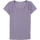 thumbnail image 1 of Reebok Fitted Marled Basic - Camiseta para mujer, color morado, talla mediana Reebok Camiseta básica, 1 of 1