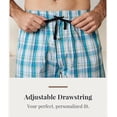 thumbnail image 5 of MoFiz Men's 3-Pack Woven Pajama Shorts 100% Cotton Plaid Sleep Lounge, 5 of 10
