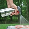 thumbnail image 5 of Evo 18/8 Stainless Steel Oil Sprayer, Non-Aerosol For Olive Oil, Cooking Oils And Vinegars, Silver, 16-Ounce Capacity, For Grilling, Roasting, Air Frying, Baking And Salad Prep, 5 of 6