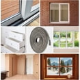 thumbnail image 5 of Pedoxline Self-Adhesive Weather Stripping for Doors and Windows, 32.8 ft (10m) Sound Proofing Door Seal, Gray, 5 of 5