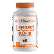 Turmeric Supreme Gummies Complete with Black Pepper and Ginger to Help Fight Inflammation and Support Joint Care High Antioxidant Capsules