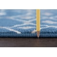 thumbnail image 4 of Madison Transitional 5' x 7' Navy and Cream Polypropylene Indoor Area Rug, 4 of 9
