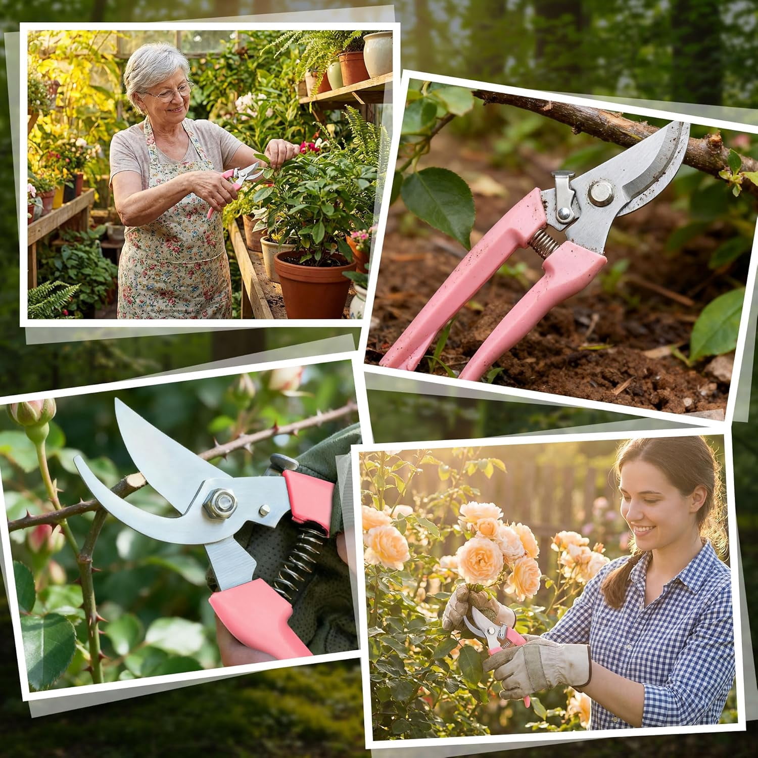 30 Garden Flower Shears Pruning Scissors Heavy Duty Plant Scissors Trimming Garden Clippers Hand Tree Pruner for Yard Gardening Plants Hedge Flower Tree Cutting Secateurs