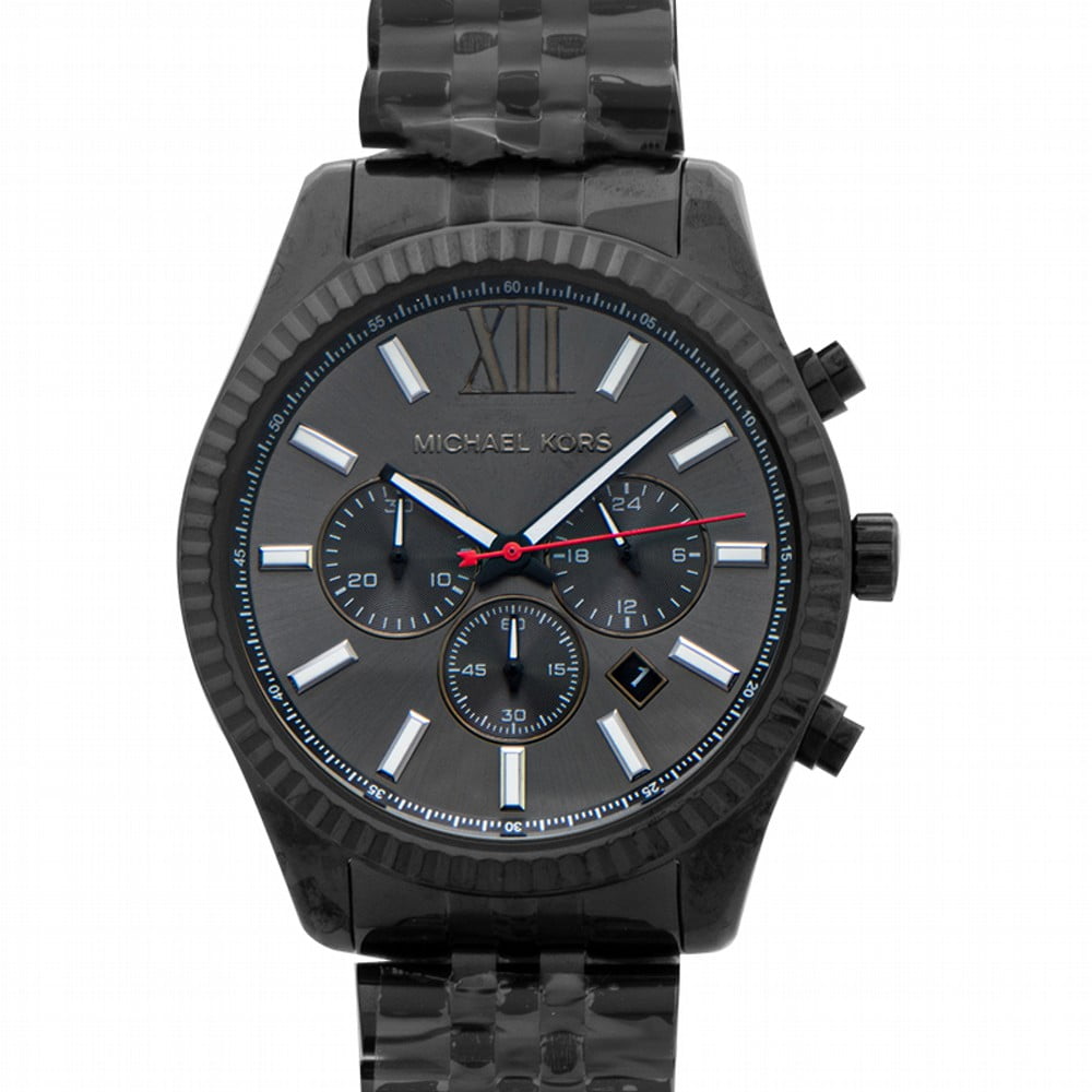 Michael Kors Men's Cunningham Multifunction Watch, Black Stainless