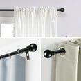 thumbnail image 7 of Widyana Black Curtain Rods for Kitchen/Windows 30 to 72 inches with Adjustable Brackets, 5/8" Diameter, 7 of 7