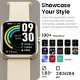 thumbnail image 2 of TOZO S3 Smart Watch for Men Women,IP68 Waterproof Smartwatch for iPhone Android,Bluetooth Call(Answer/Make Calls)100+ Sports Modes,1.83" HD Color Fitness Tracker Sleep Monitor for Gift Gold, 2 of 7