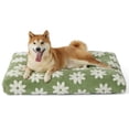 thumbnail image 1 of Cama para perros LE SURE Lesure de espuma gruesa de gran tamaño con funda verde, 1 of 6