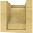 thumbnail image 4 of 5"W x 5"D x 5"H Wide Newport Rough Cedar Woodgrain TimberThane Corbel, Primed Tan, 4 of 6